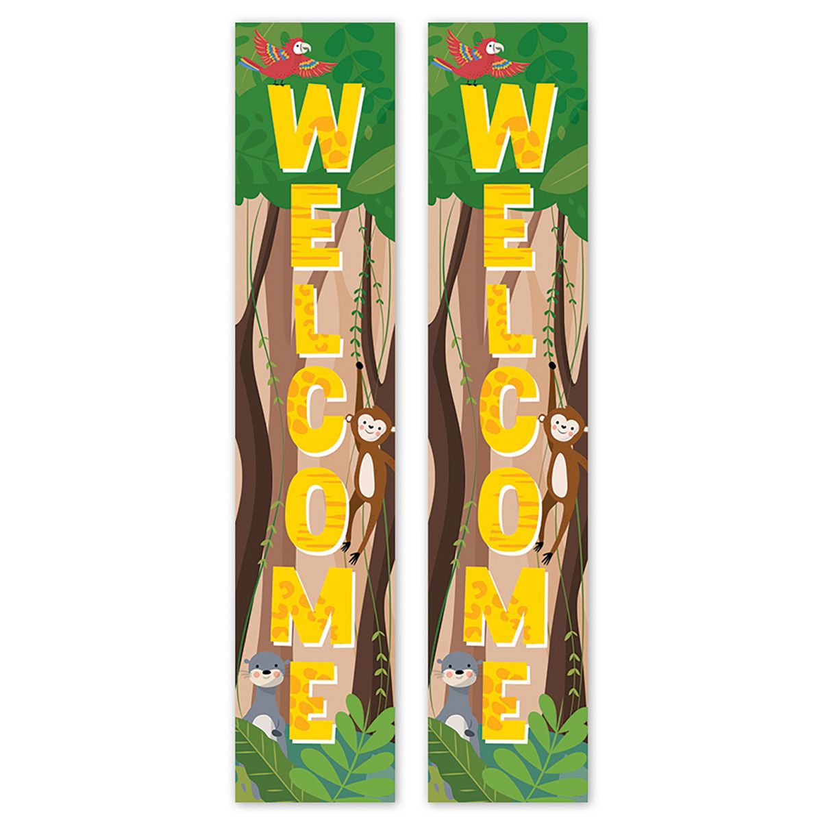 Picture of Creative Teaching Press CTP10935-2 8 x 39 in. Jungle Friends Welcome Banner&#44; Paper - Pack of 2