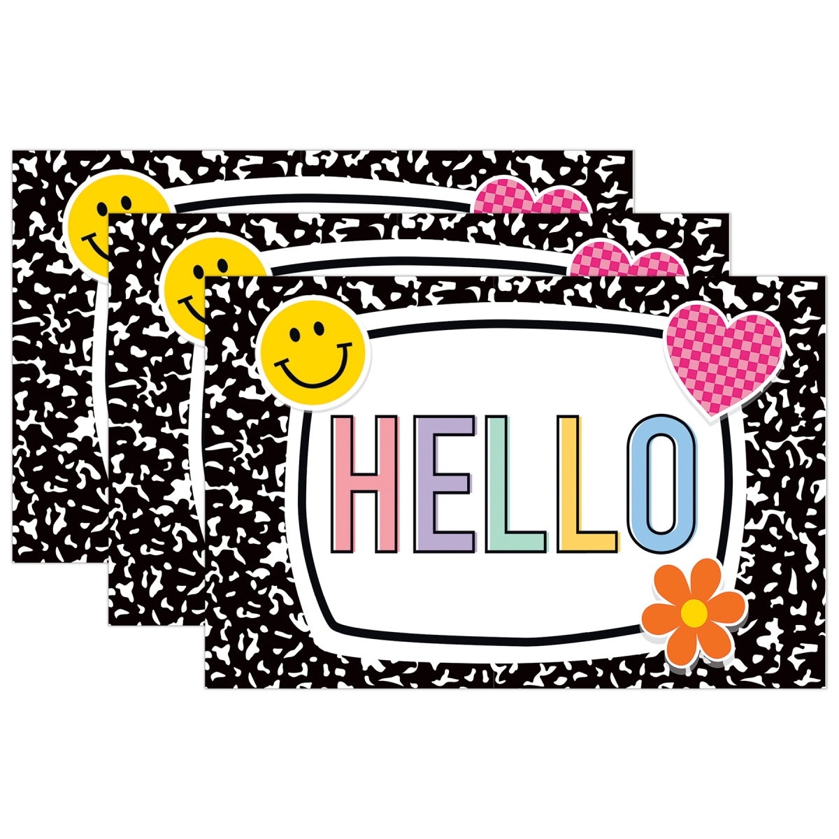 Picture of Teacher Created Resources TCR9322-3 Cool for School Hello Postcards&#44; Pack of 3