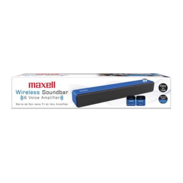 Maxell MAX197337 16.5 in. Wireless Soundbar & Mic