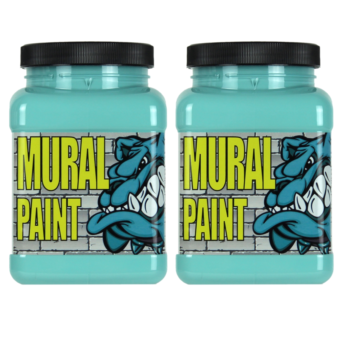 Chroma CRM2500-2 Mural Paint Pint, Chill Light Blue - Pack of 2