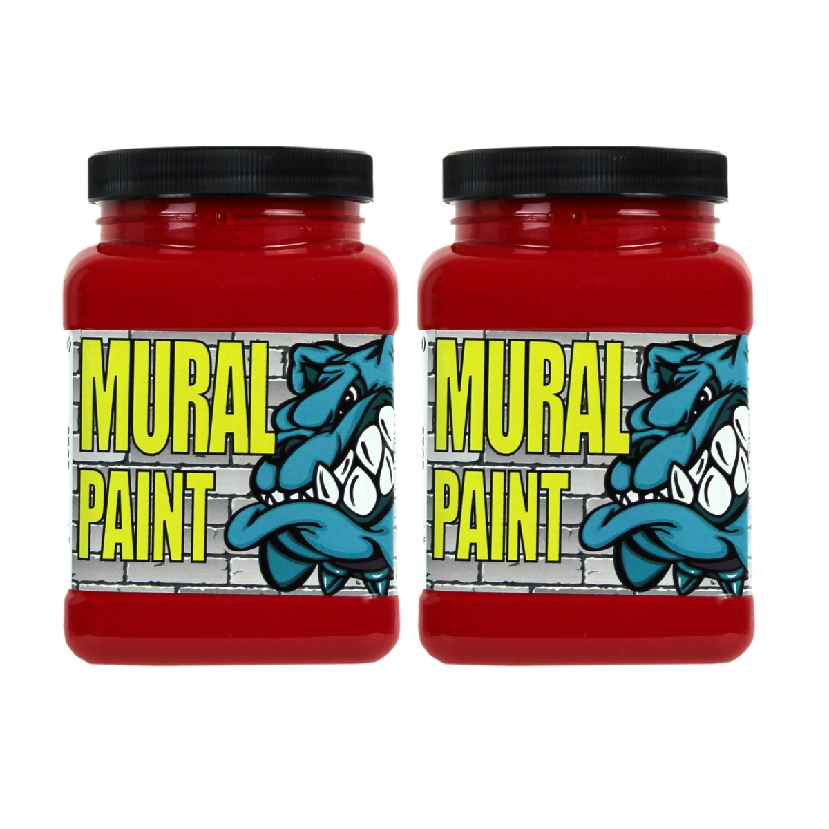 Chroma CRM2453-2 Mural Paint Pint, Stop Red - Pack of 2