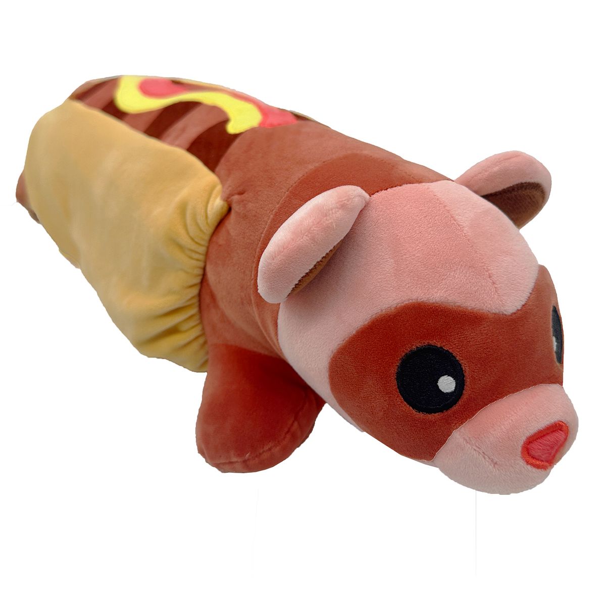 Picture of House Fish Balloon HFBFERRET Borbs Hot Dog Ferret Plush&#44; Polyester & Fabric