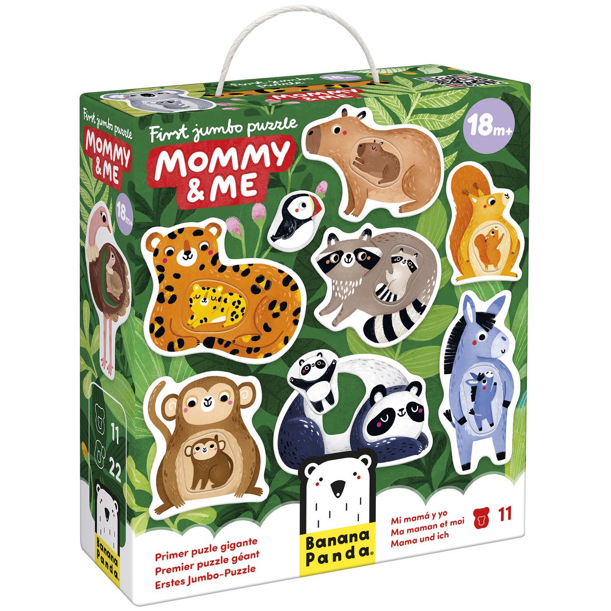 Picture of Banana Panda BPN49346 26.8 in. First Jumbo Puzzle Mommy & Me&#44; 18 Plus Months