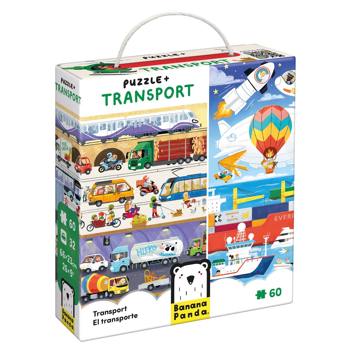 Picture of Banana Panda BPN49352 26 x 9 in. Transport Puzzle for 4 - 6 Years&#44; Large