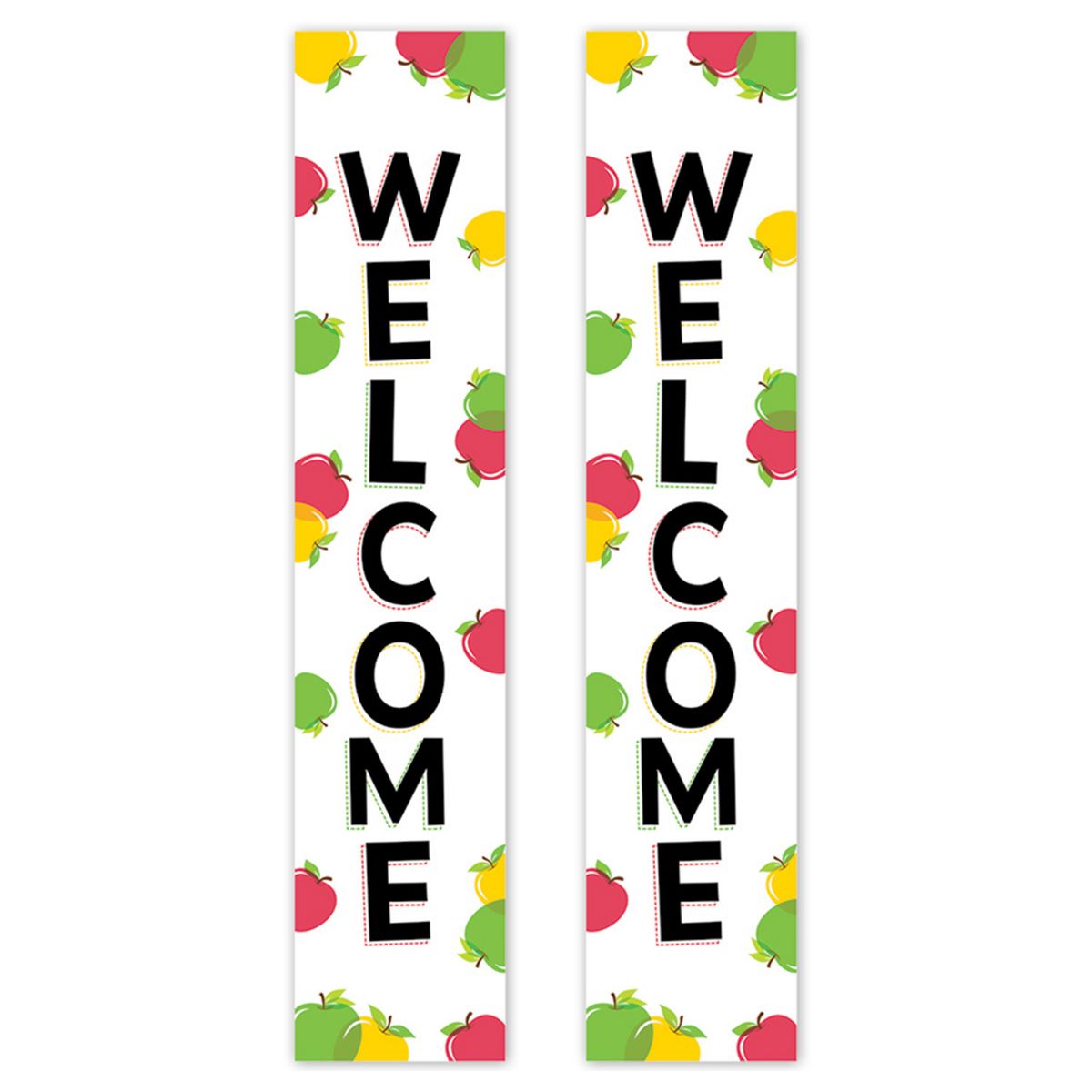 Picture of Creative Teaching Press CTP11024-2 8 x 39 in. Apple Time Welcome 2-Sided Banner&#44; Paper - Pack of 2
