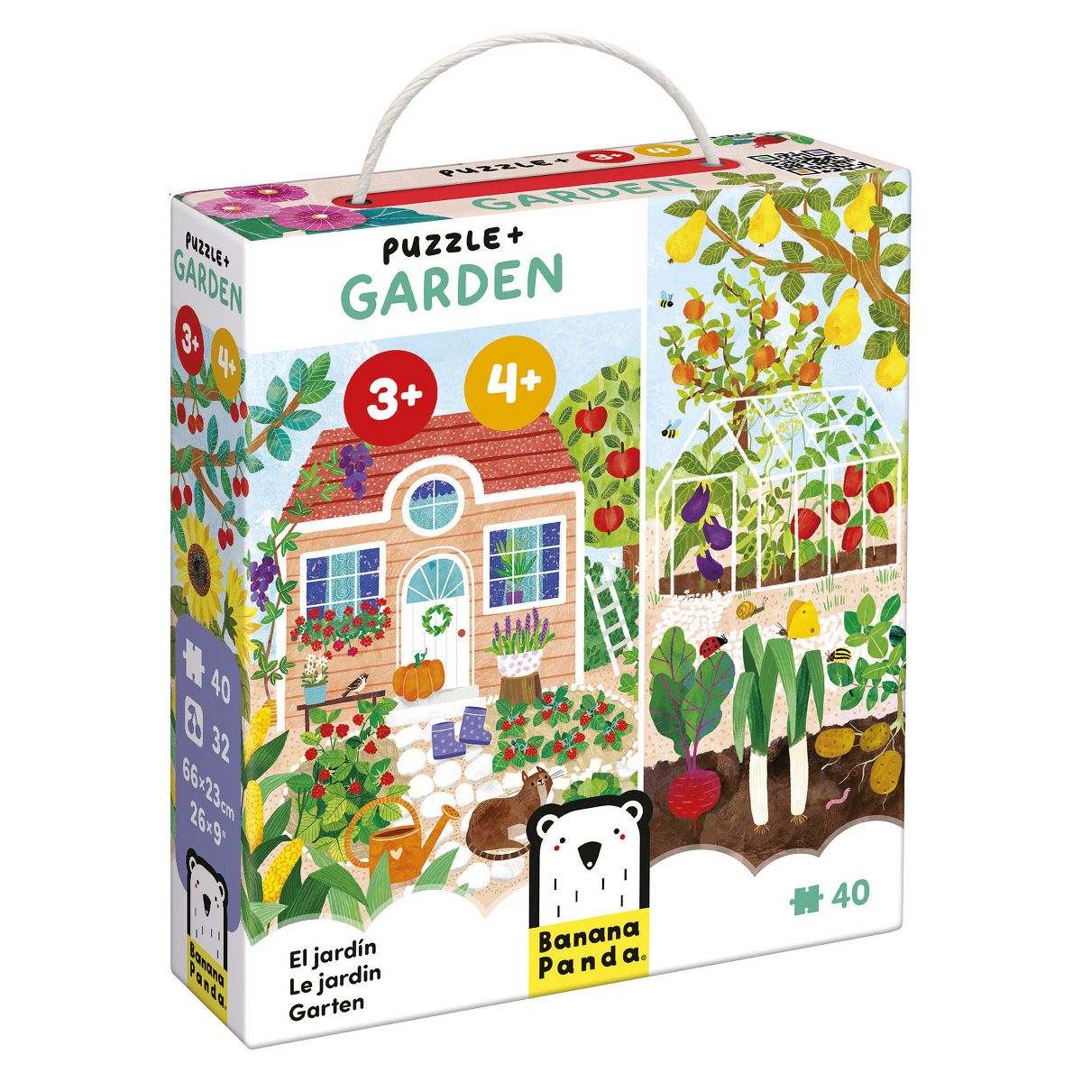Picture of Banana Panda BPN49351 26 x 9 in. Garden Puzzle for 3 - 5 Years&#44; Large