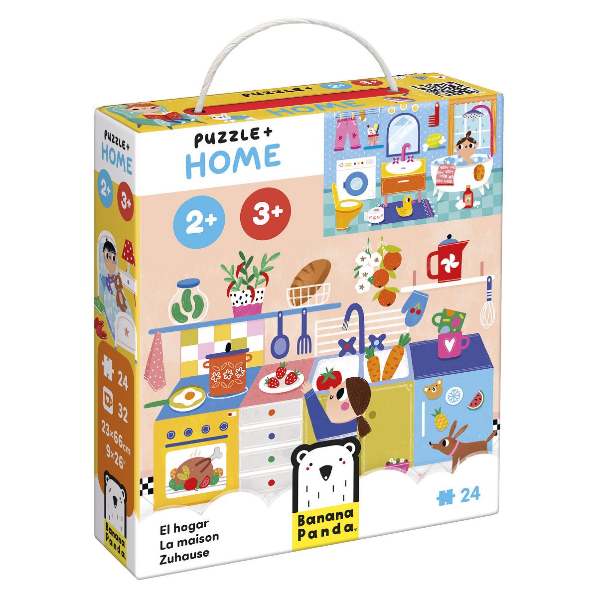 Picture of Banana Panda BPN49350 26 x 9 in. Home Puzzle for 2 - 4 Years&#44; Large