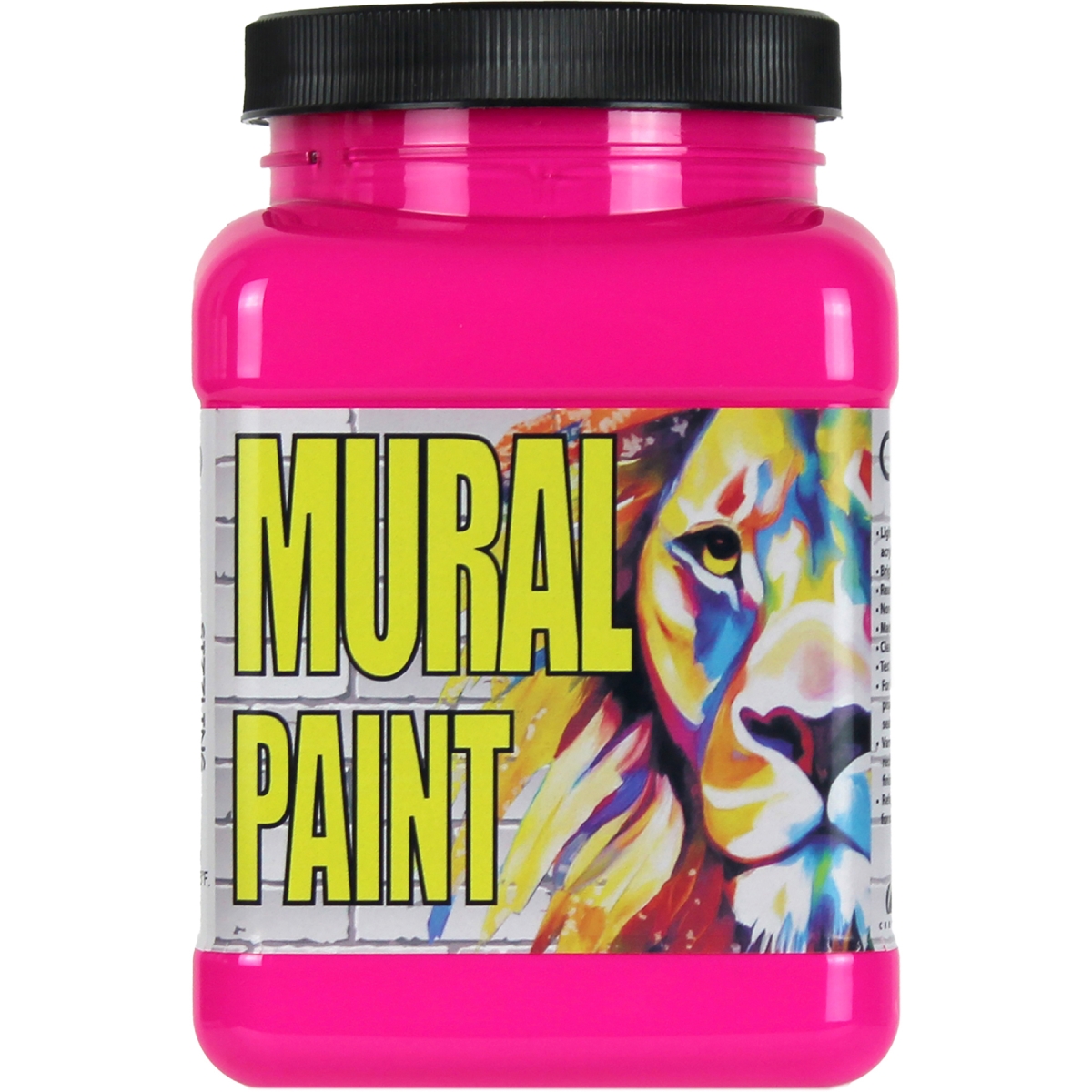 Chroma CRM2513 Mural Paint Pint, Sizzling Pink Neon