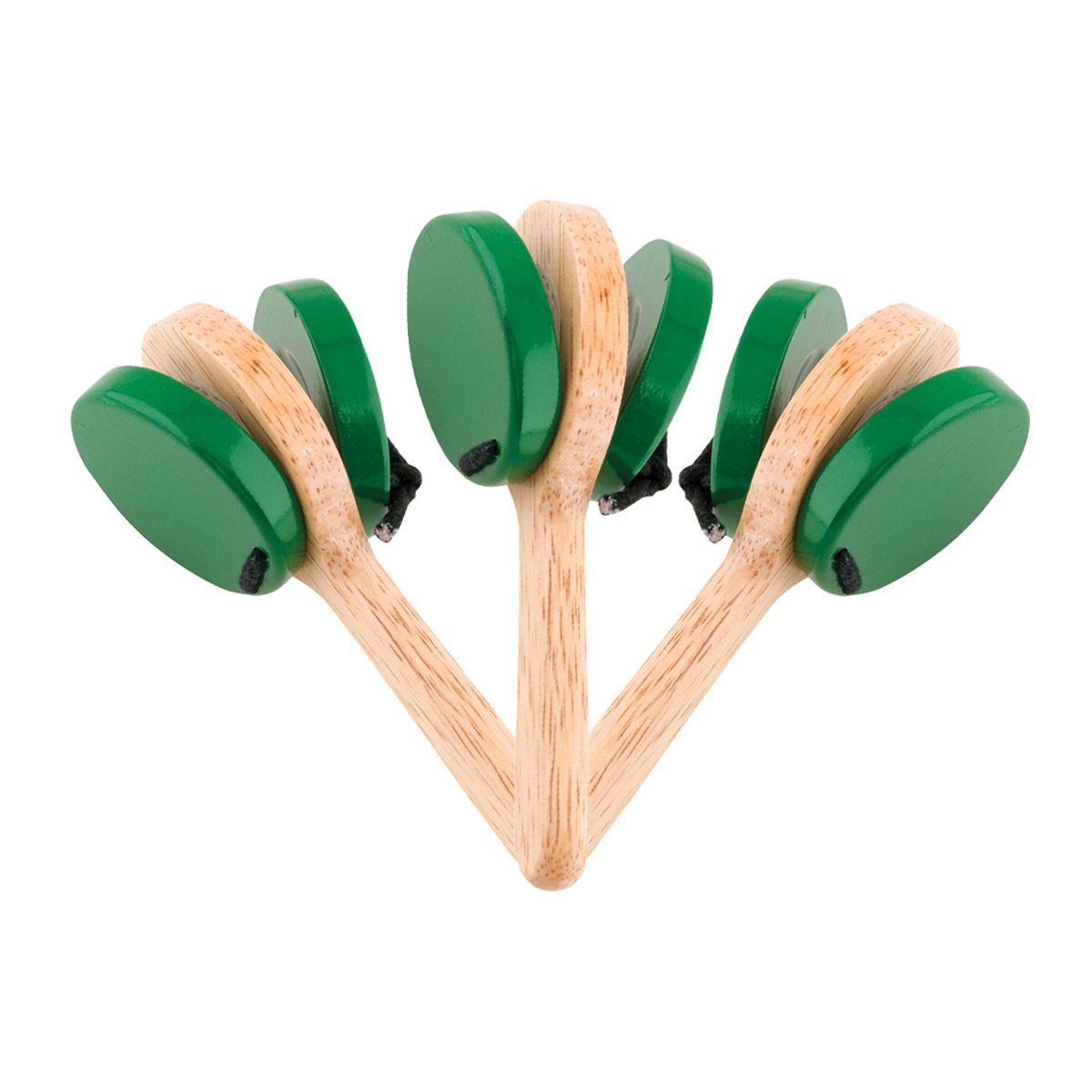 Picture of Westco Educational WEPCA70013 Wooden Castanet Clapper for 3 Years & Up&#44; Set of 3