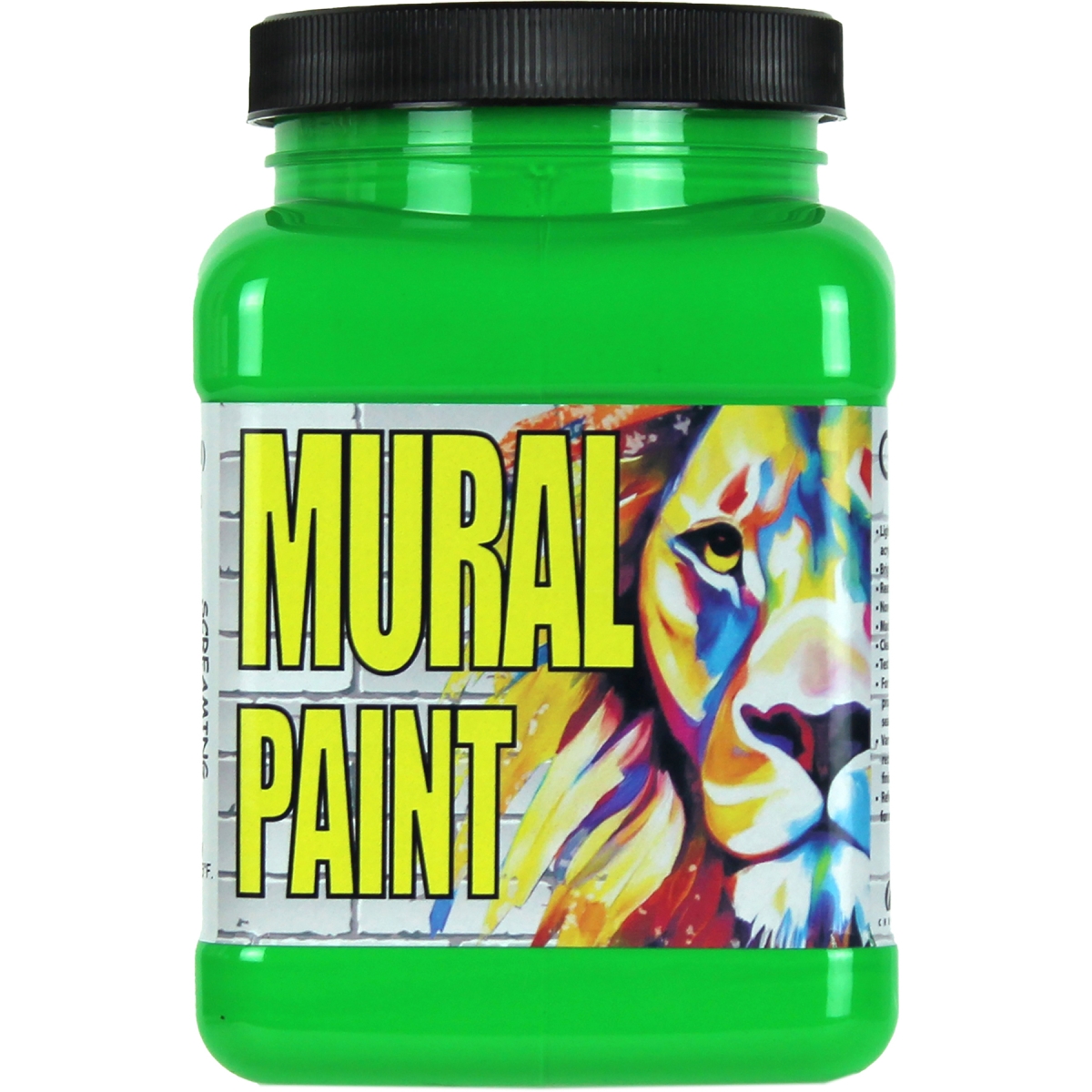 Chroma CRM2512 Mural Paint Pint, Screaming Green Neon