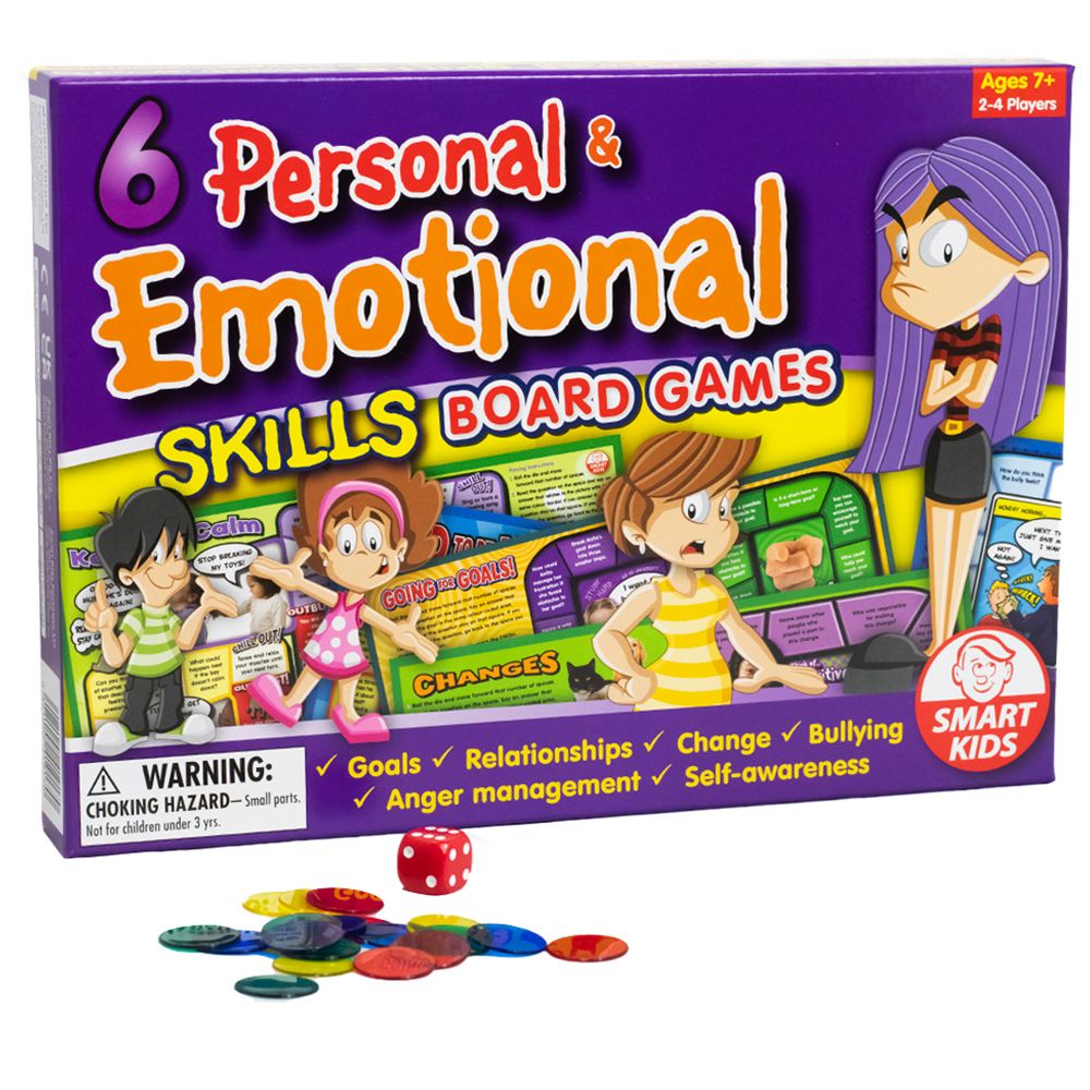 Picture of Didax DD-500045 SmartKids 6 Personal & Emotional Skills Games for 6 to 12 Years