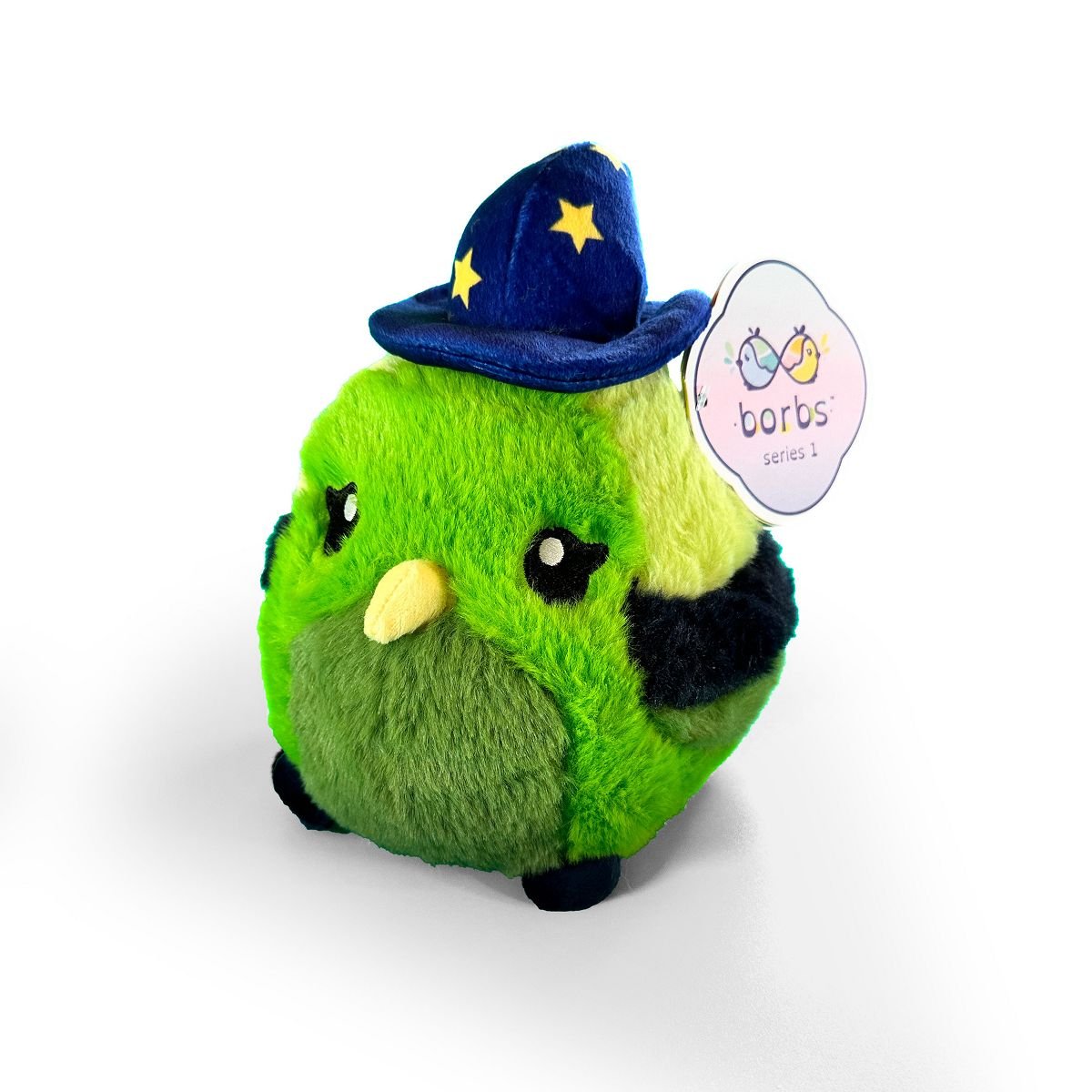Picture of House Fish Balloon HFBCONURE Borbs Lime Slime Conure Plush&#44; Polyester & Fabric