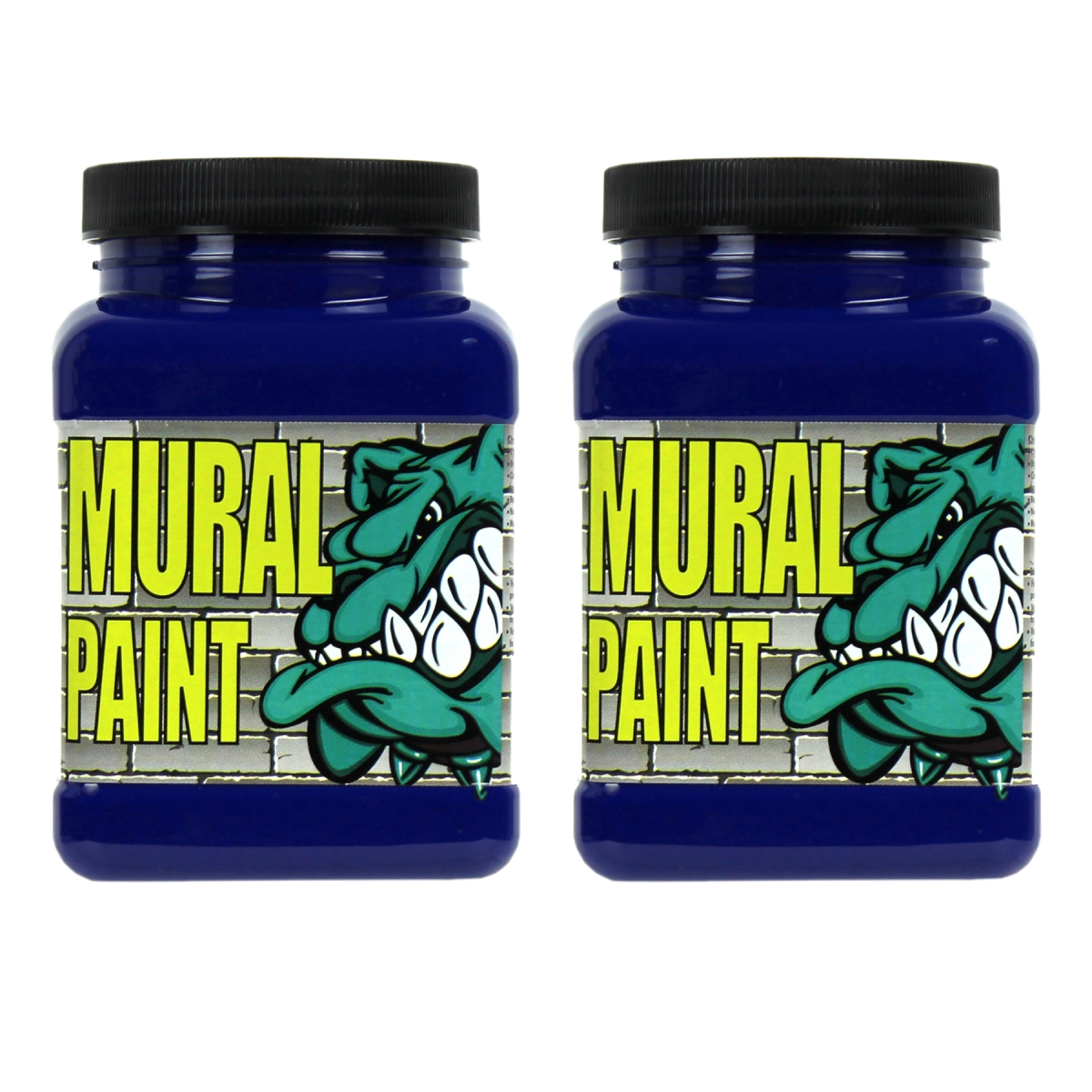 Chroma CRM2476-2 Mural Paint Pint, Acid Dark Blue - Pack of 2