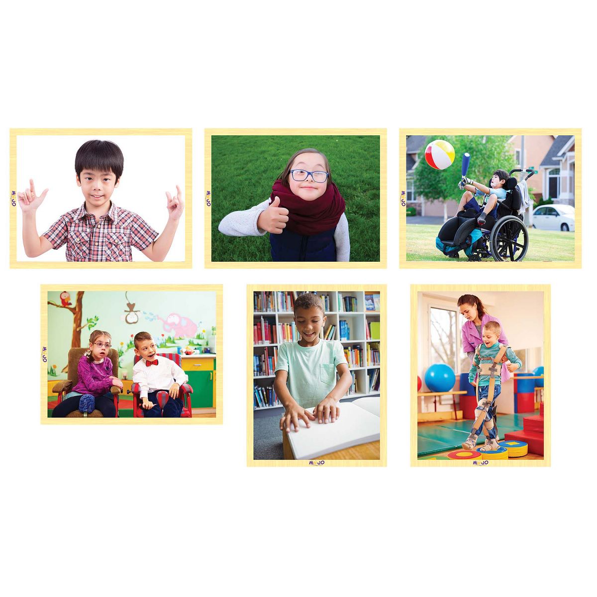 Picture of Mojo Education MJ-345408 9 x 12 in. This is How We Do It Wooden Puzzle Set for 3 to 5 Years&#44; Pack of 6