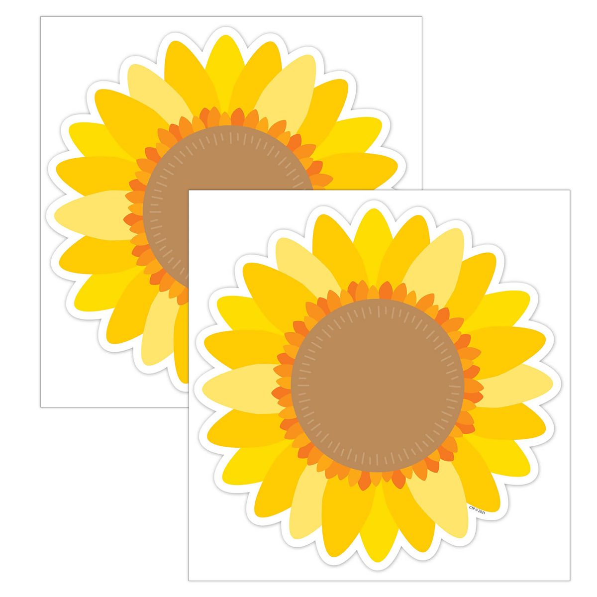 Picture of Creative Teaching Press CTP10594-2 6 in. Sunflower Designer Cut-Outs&#44; Pack of 2