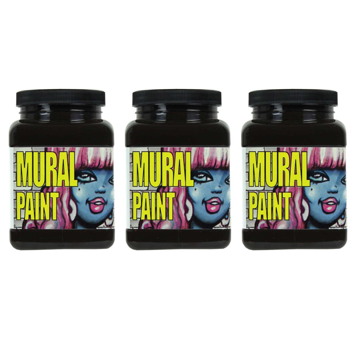 Chroma CRM2457-3 Mural Paint Pint, Mud Raw Umber - Pack of 3