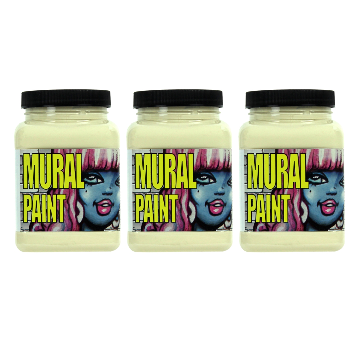 Chroma CRM2475-3 Mural Paint Pint, Sand Unbleached Titanium - Pack of 3