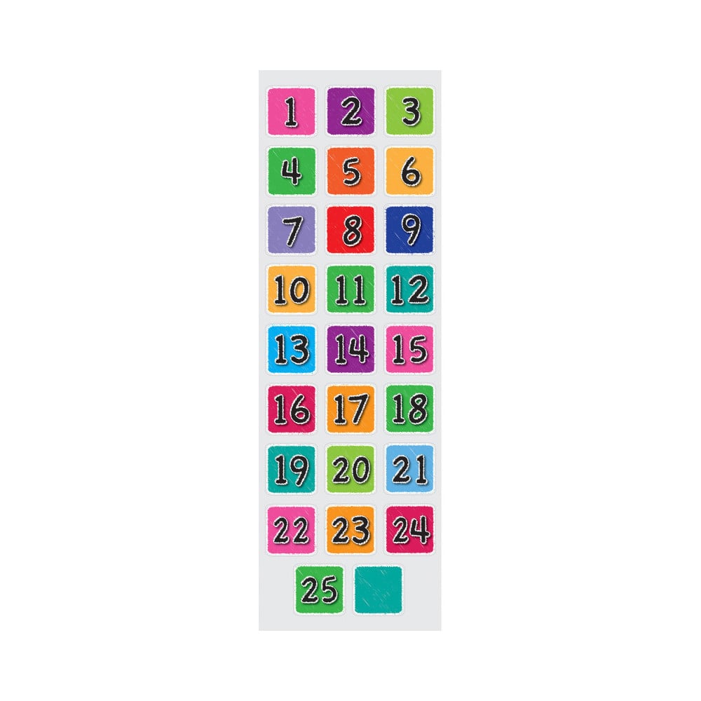 ASH98104 4 in. Numbers 1-25 Sensory Spots The Original Fun Soft Mat - 26 Piece
