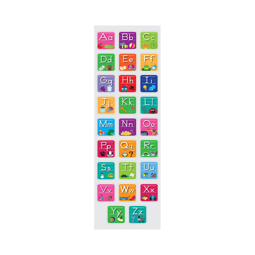 ASH98103 4 in. Full English Alphabet Set Sensory Spots The Original Fun Soft Mat - 26 Piece