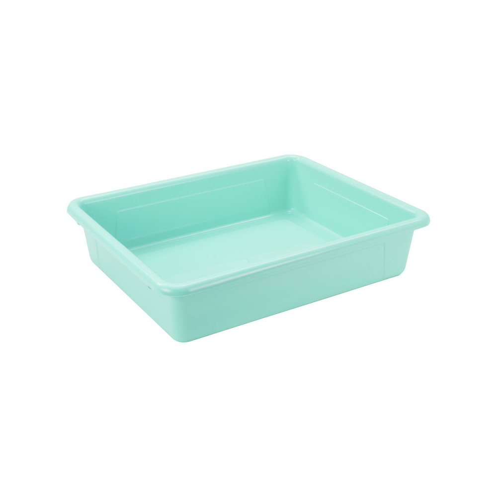 STX62522U05C Flat Storage Tray, Teal - 5 Count