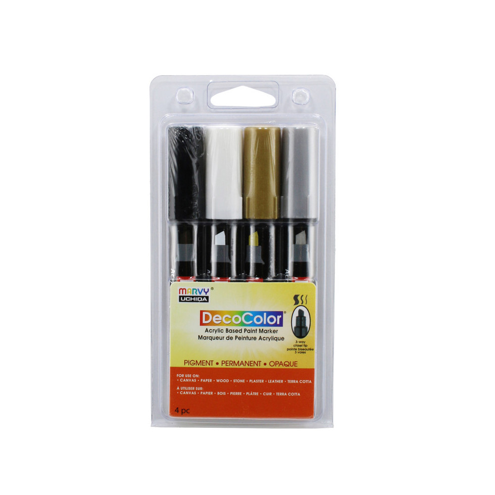 UCH031504B 315-4B Deco Acrylic Classic Paint Marker Set