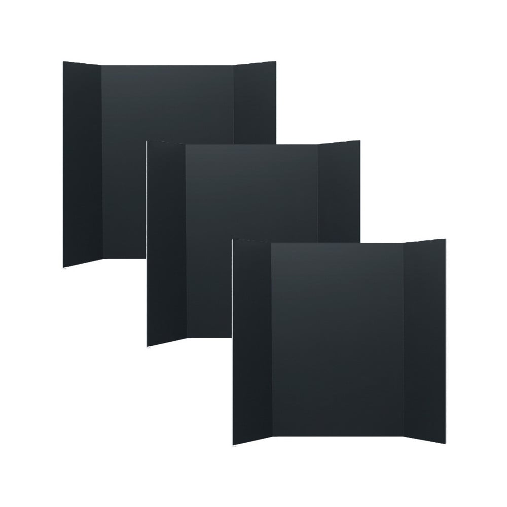 FLPOVS30087 36 x 48 in. Foam Project Board - Black - Pack of 3