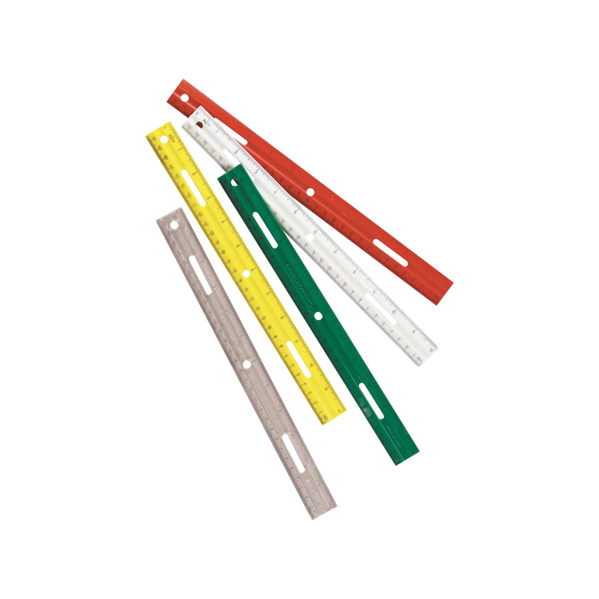 Advantus CHL80610-36 6 in. Clear Plastic Ruler - Pack of 36