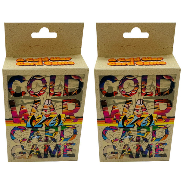 HFB7102-2 1971 A Cold War Card Game - Travel Box - Pack of 2