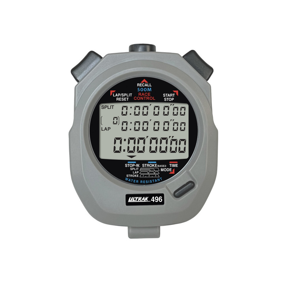 496 Ultrak 496500 Memory Stopwatch44 Gray
