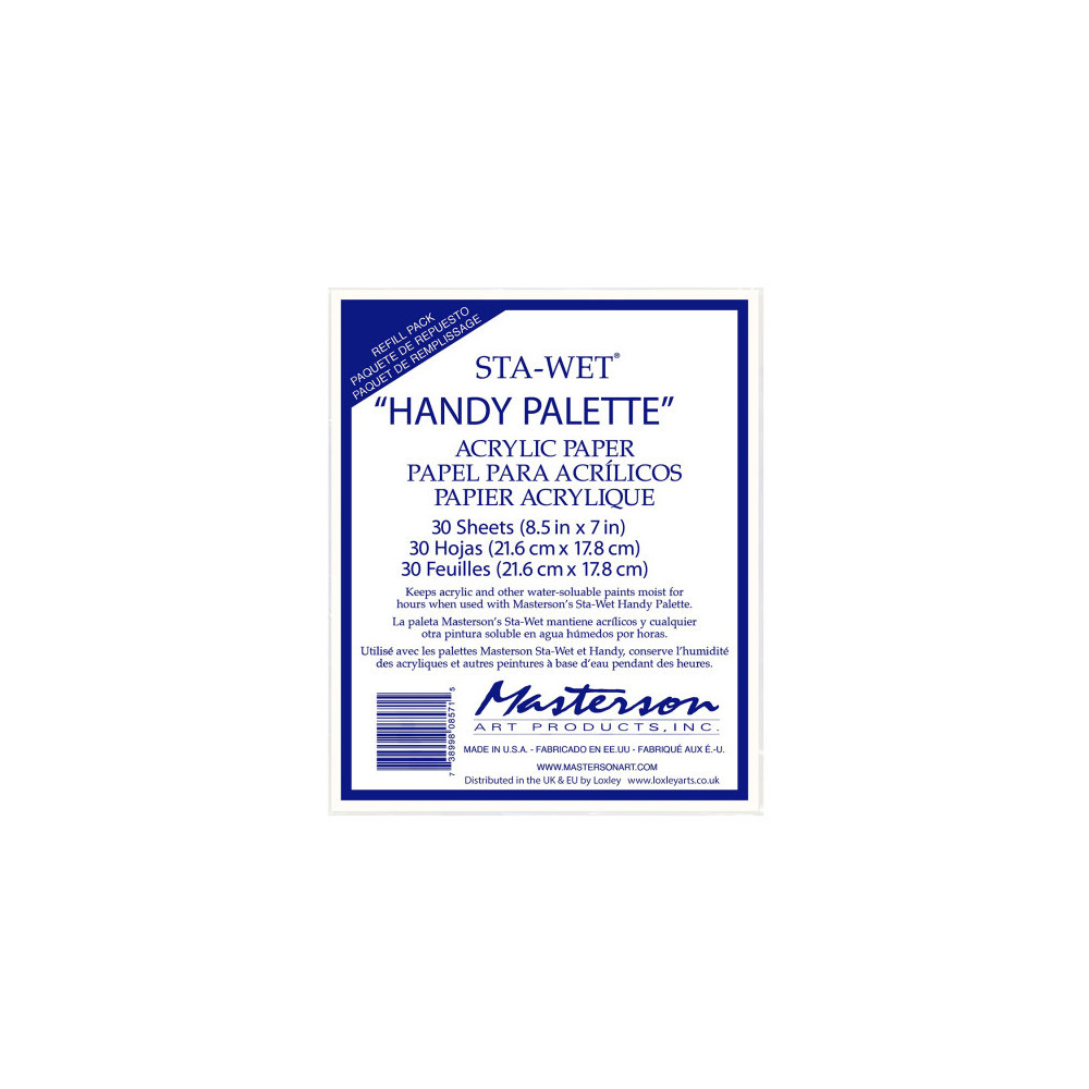 Wave NWA8571-2 Handy Acrylic Paper Refill, 30 Sheets - Pack of 2