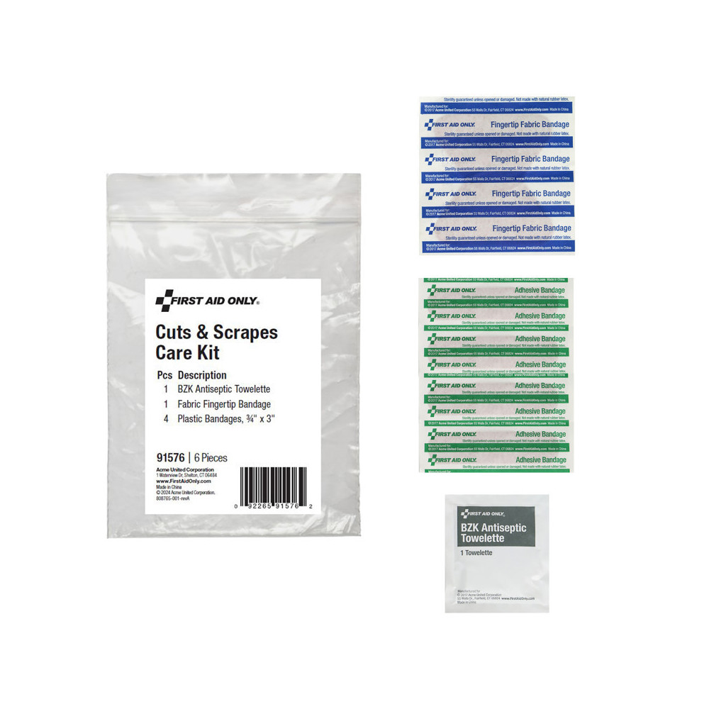 Acme United ACM91576-6 Cuts & Scrapes Care Kit - 6 Each