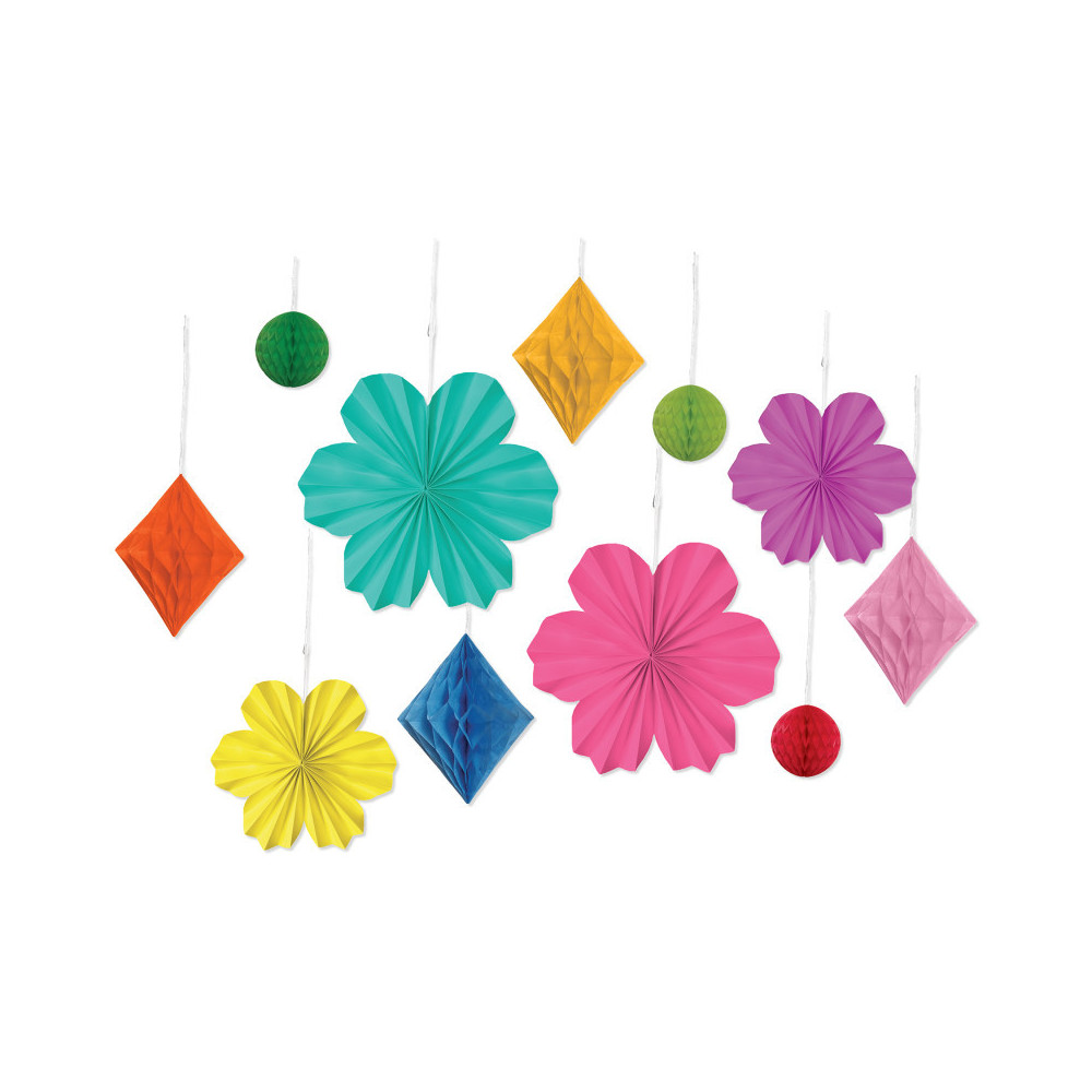CD-107013-2 Happily Ever Elementary Retro Remix Flowers & Twinkles Dimensional Accents - Set of 2