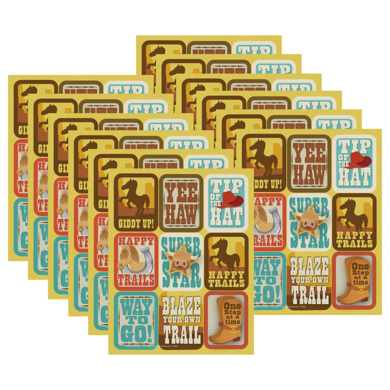 EU-650815-12 Wild Wild Classroom Giant Stickers, 36 per Pack - Pack of 12