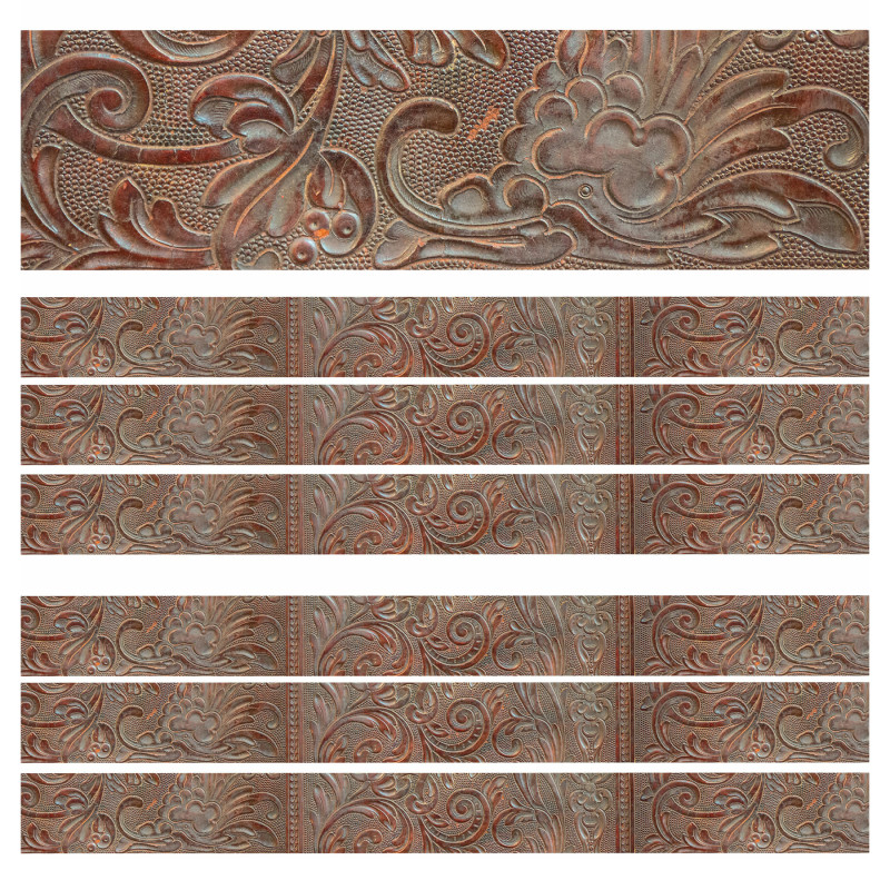 EU-845695-6 Western Leather Deco Trim, 37 ft. per Pack - Pack of 6