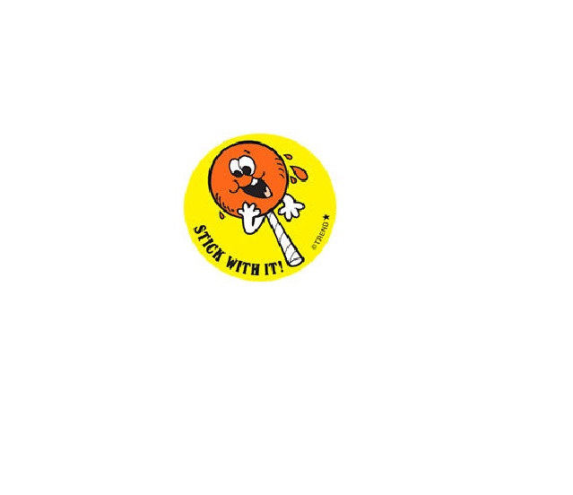 T-83647-6 Stick with It Lollipop Scent Retro Scratch-N-Sniff Stinky Stickers - Pack of 6