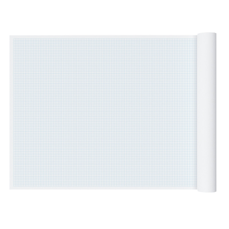 GYR150120 1 cm Graph Paper Roll, White & Blue - 36 x 120 in.
