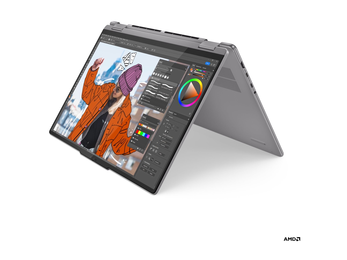 Picture of Lenovo 83JU0004US Yoga 7 2-in-116 Laptop - Ryzen 7 AI 7-350 16GB 1TB - Windows 11 Pro - 1 Year