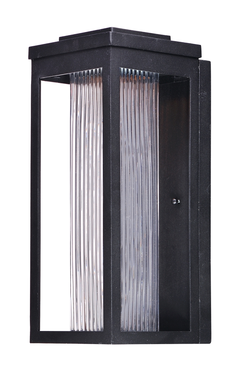 Salon LED 1-Light Outdoor Wall Black