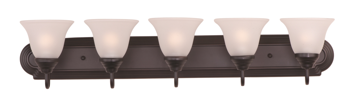 Essentials 5-Light Bathroom Vanity, Oil Rubbed Bronze