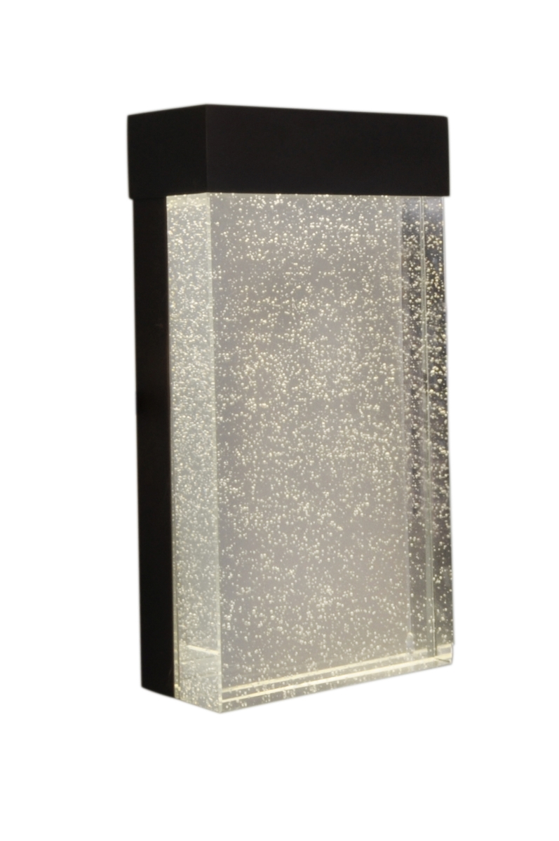 12 x 7 in. Moda LED Outdoor Wall Sconce, Bronze