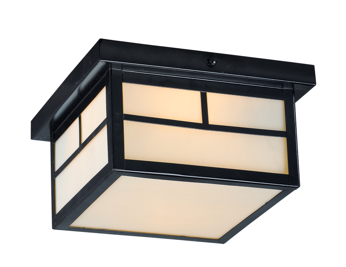 Picture of Maxim 4059WTBK 5 in. Coldwater 2-Light Outdoor Ceiling Mount, Black