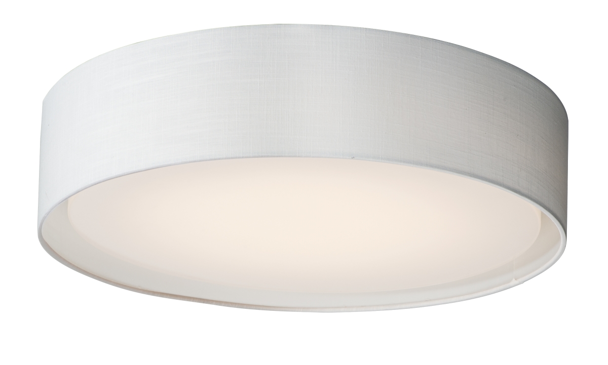 Picture of Maxim 10222WL 20 in. Prime LED Flush Mount Ceiling Light, White Linen