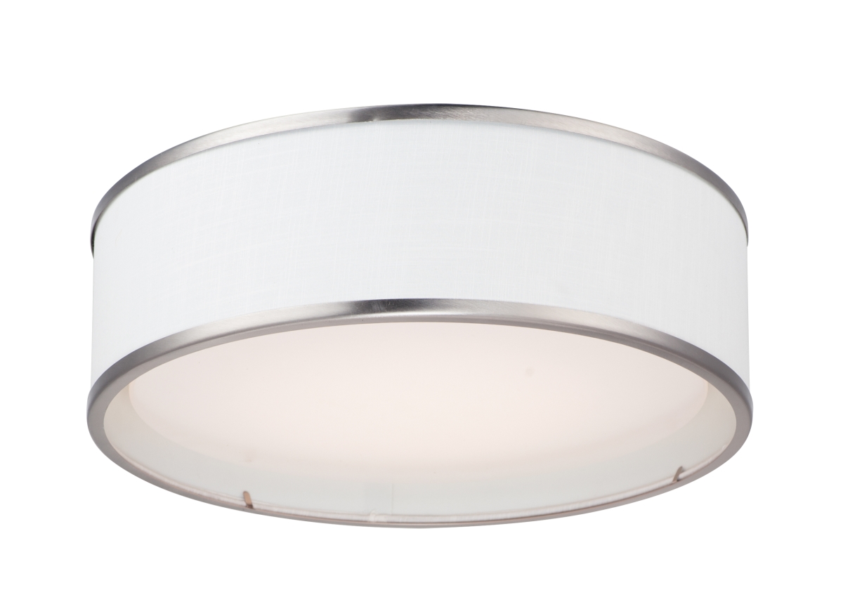 Picture of Maxim 10221WLSN 16 in. Prime LED Flush Mount Ceiling Light, Satin Nickel