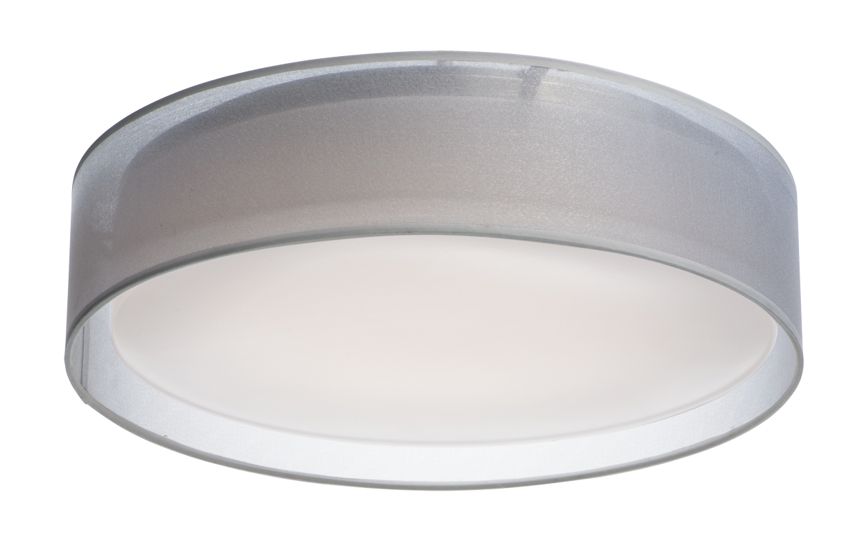 Picture of Maxim 10222WO 20 in. Prime LED Flush Mount Ceiling Light, White Organza