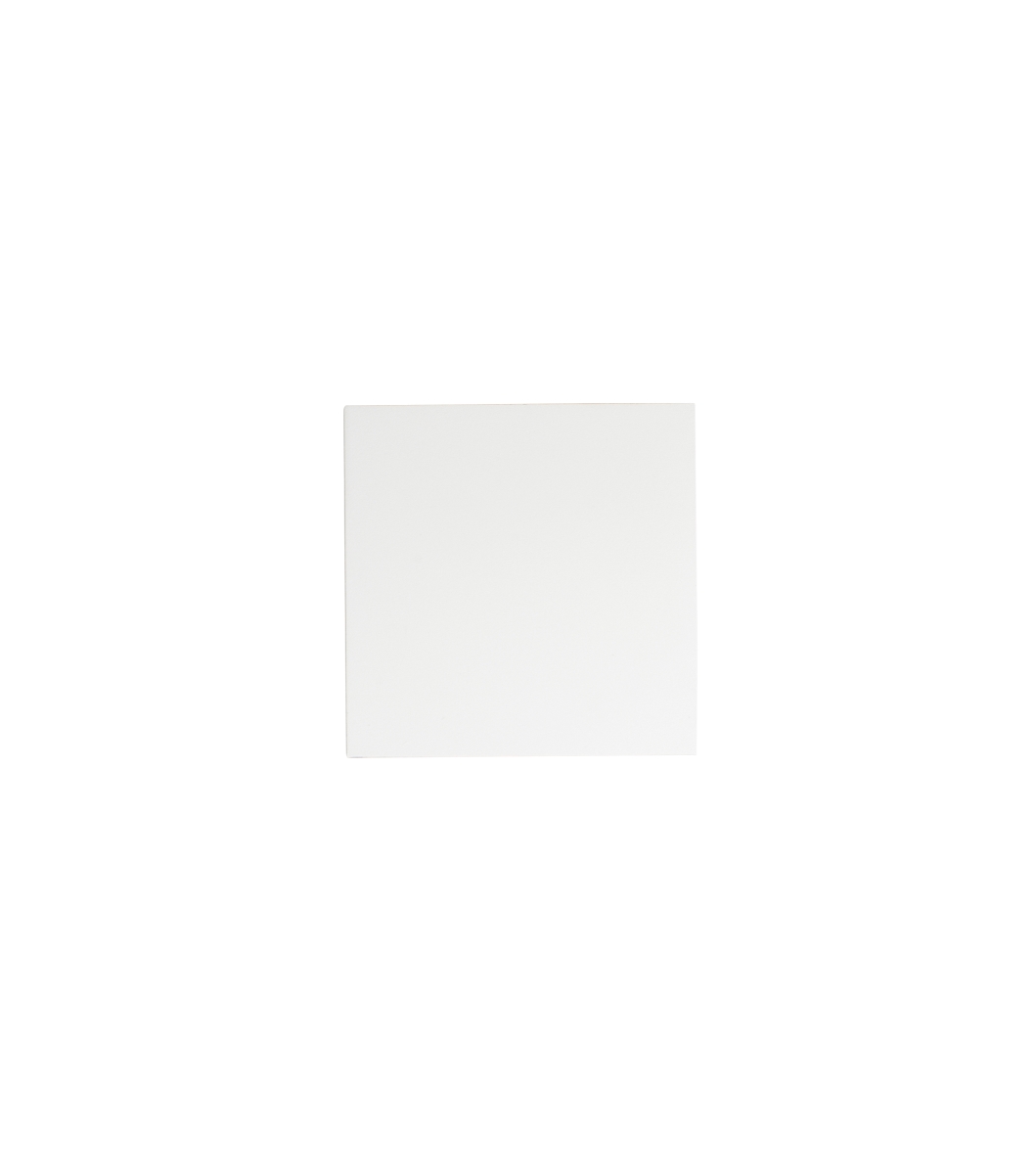 6.25 in. Brik LED Outdoor Wall Sconce - White
