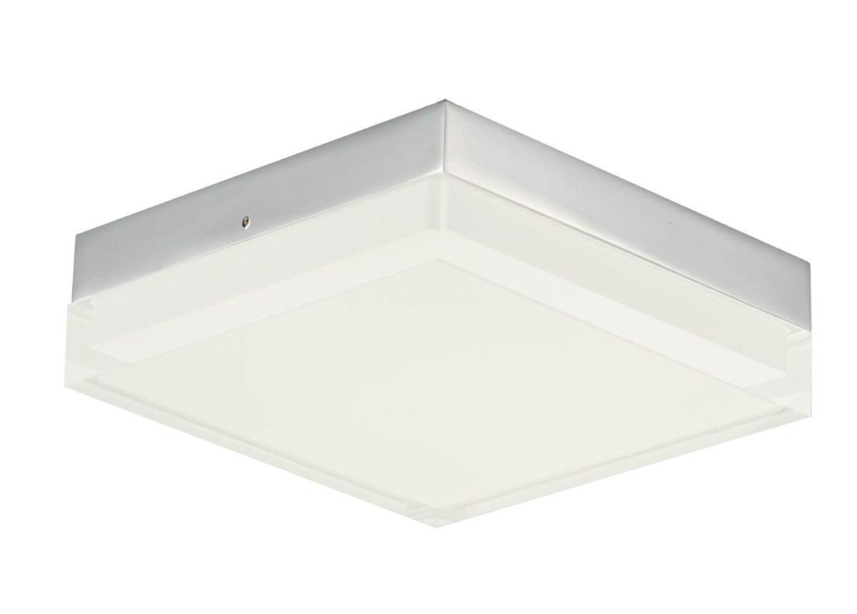 Picture of Maxim Lighting 57687CLFTPC 6.5 in. Square 15 watt 3000K Dimmable Illuminaire II LED Flush Mount - Polished Chrome