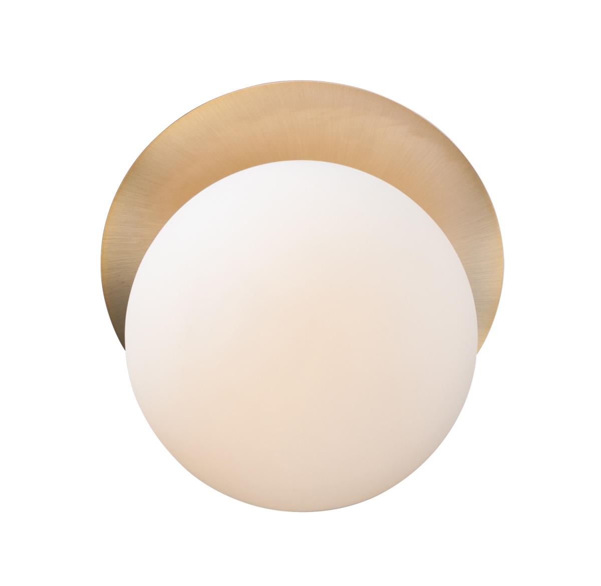 Vesper 1-Light Wall Sconce - Satin Brass & Black