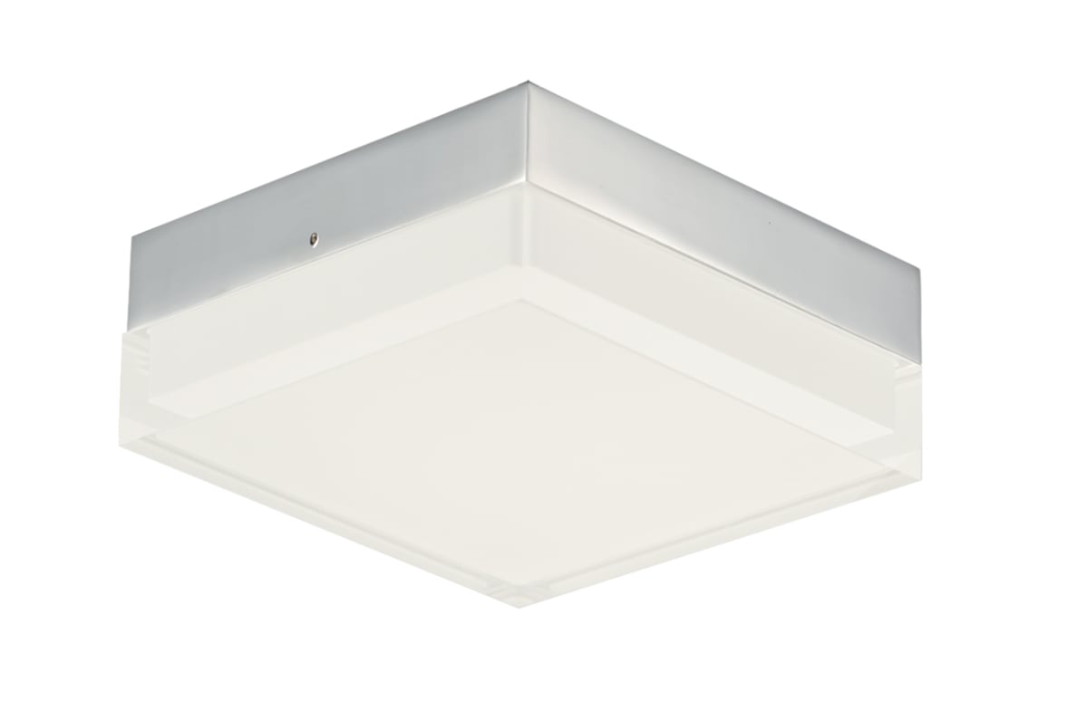 Picture of Maxim Lighting 57686CLFTPC 4.5 in. Square 12.5 watt 3000K Dimmable Illuminaire II LED Flush Mount - Polished Chrome