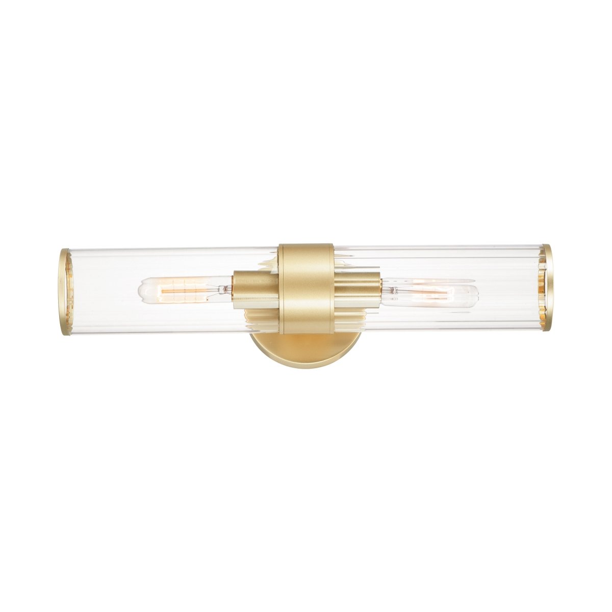 Picture of Maxim 11472CRSBR Crosby 2-Light Wall Sconce, Satin Brass