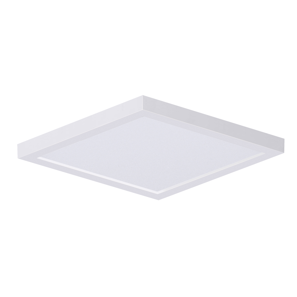 9 in. Chip 18W Sequre LED Flush Mount, White